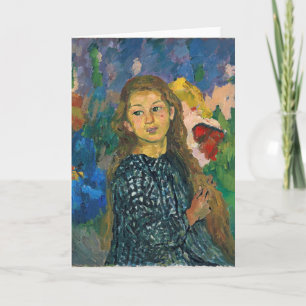 Portrait of Ottilia   Giovanni Giacometti Card