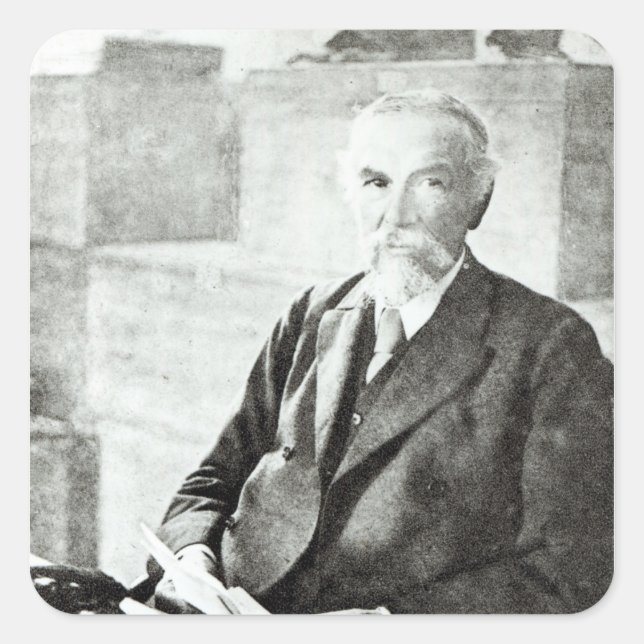 Portrait of P. L. Sclater, Square Sticker (Front)