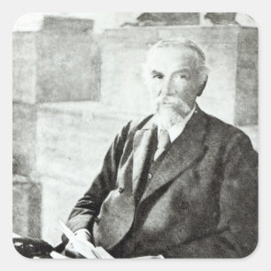 Portrait of P. L. Sclater, Square Sticker