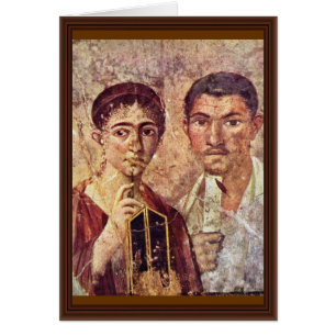 Portrait Of Paquius Proculus And His Wife By Meist