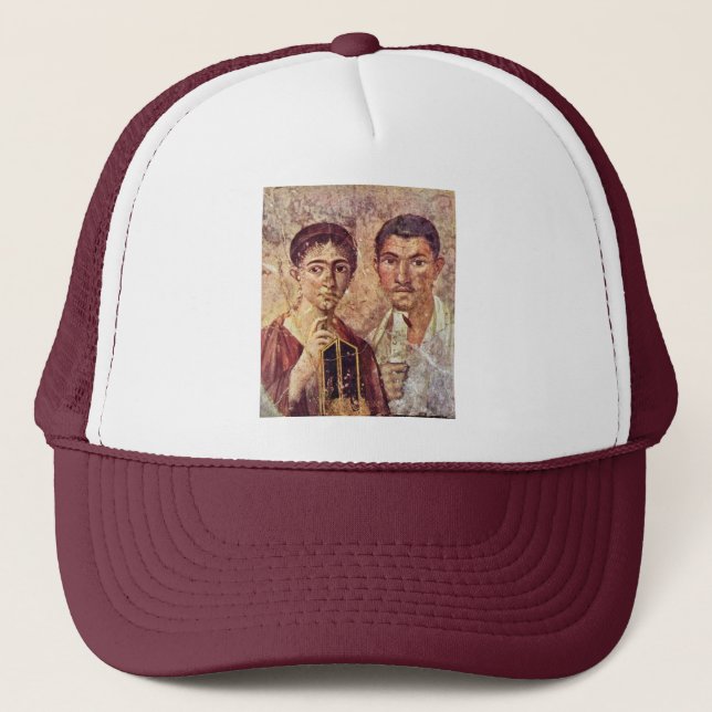 Portrait Of Paquius Proculus And His Wife By Meist Trucker Hat (Front)