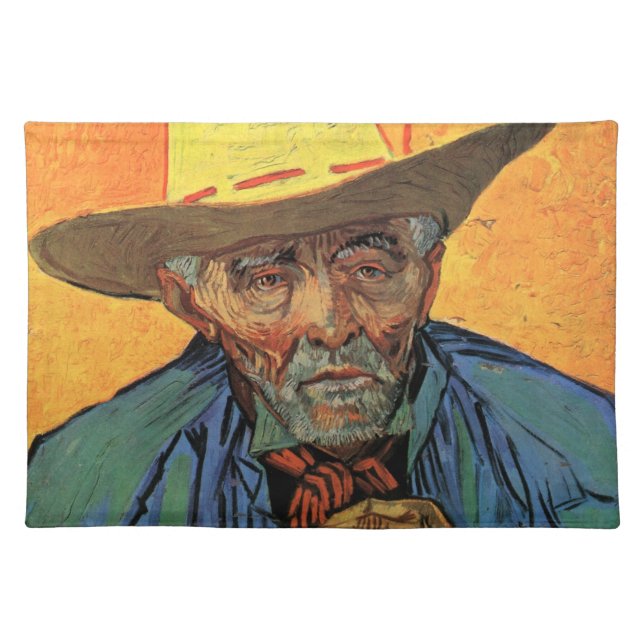 Portrait of Patience Escalier by Vincent van Gogh Cloth Placemat (Front)