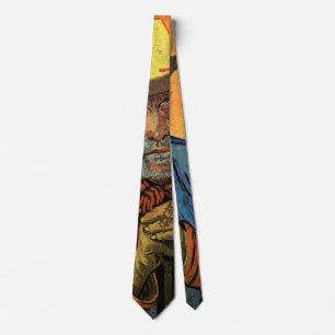 Portrait of Patience Escalier by Vincent van Gogh Neck Tie