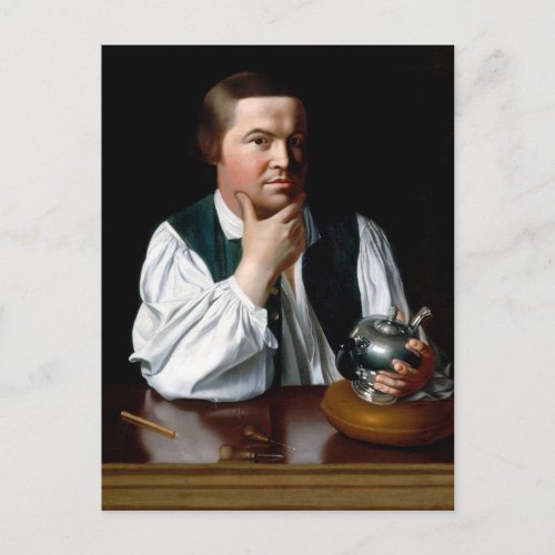 Portrait of Paul Revere Postcard