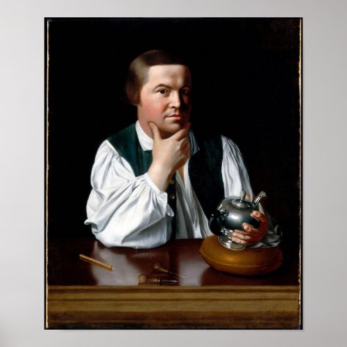 Portrait of Paul Revere Poster