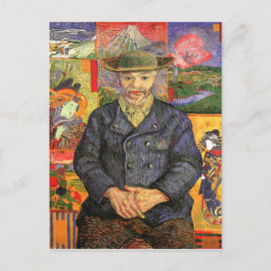 Portrait of Père Tanguy, Van Gogh Fine Art Postcard