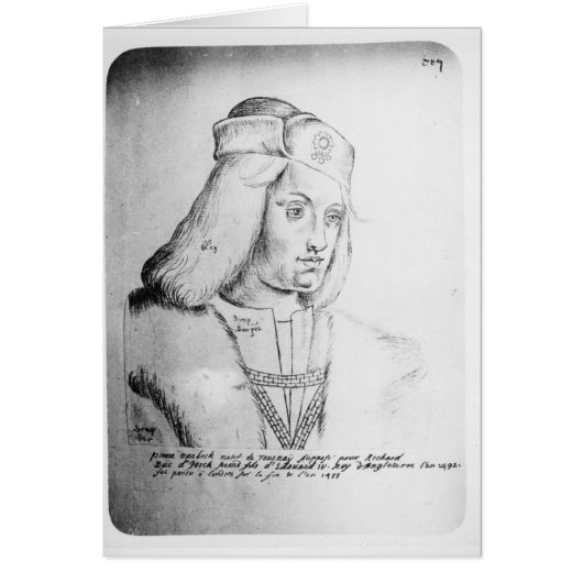 Portrait of Perkin Warbeck Cards (Front)