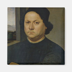 Portrait of Perugino, c.1504 (tempera on wood) Magnet