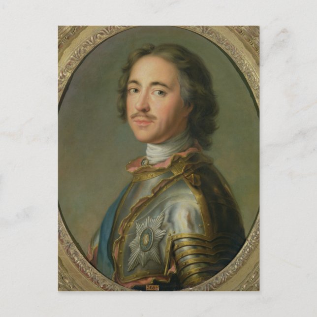 Portrait of Peter the Great Postcard (Front)