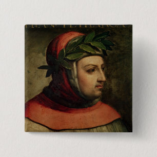 Portrait of Petrarch Pinback Button
