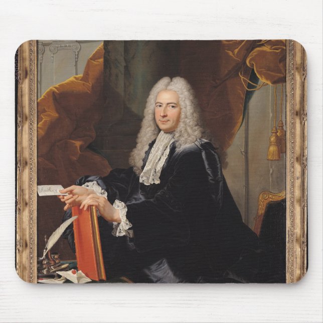 Portrait of Philibert Orry Mouse Pad (Front)