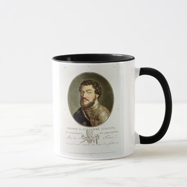 Portrait of Philip II, Called Augustus, King of Fr Mug (Right)