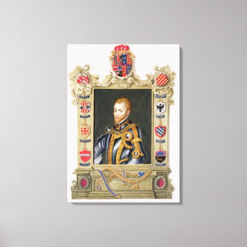 Portrait of Philip II King of Spain 1527_98 from Canvas Print