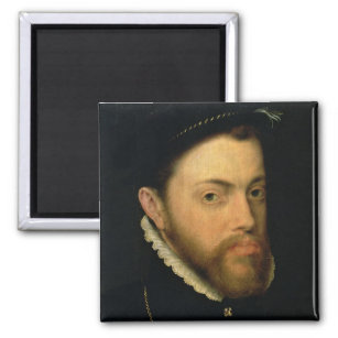 Portrait of Philip II of Spain Magnet