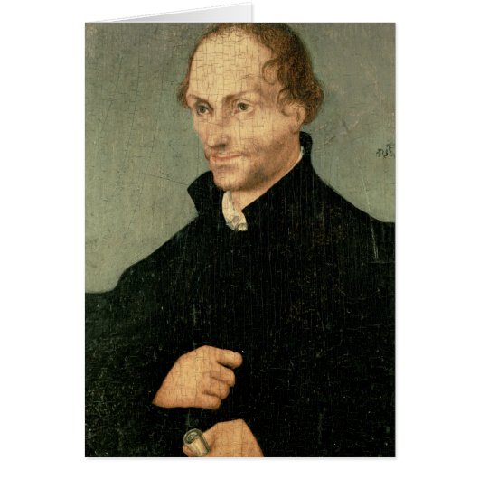 Portrait of Philipp Melanchthon , 1532 Cards (Front)