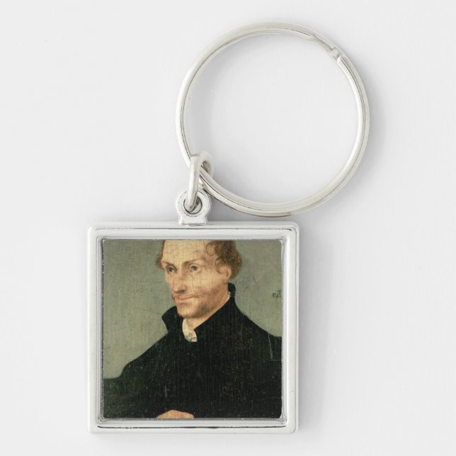 Portrait of Philipp Melanchthon , 1532 Keychain (Front)