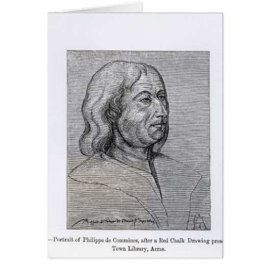 Portrait of Philippe de Commines Cards (Front)
