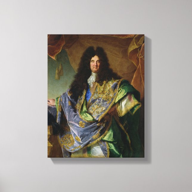 Portrait of Philippe de Courcillon  Marquis Canvas Print (Front)