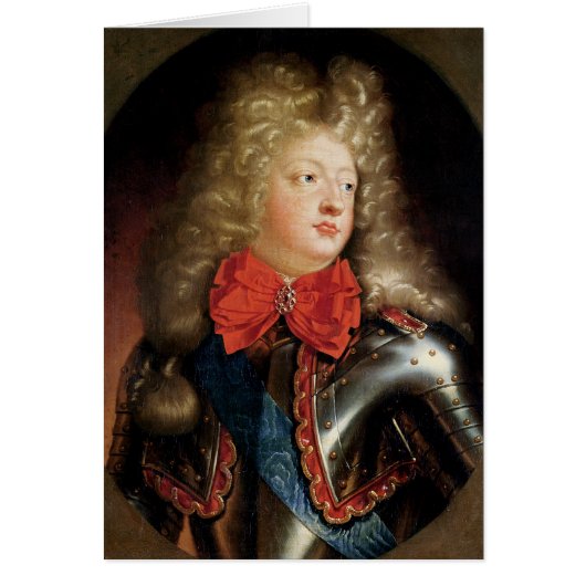 Portrait of Philippe d'Orleans Cards (Front)