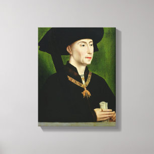 Portrait of Philippe le Bon  Duc de Bourgogne Canvas Print