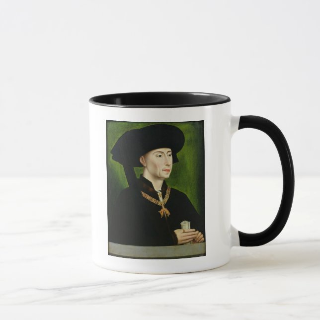 Portrait of Philippe le Bon  Duc de Bourgogne Mug (Right)