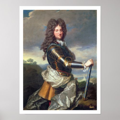 Portrait of Philippe of Orleans 1674_1723 oil o Poster