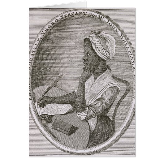 Portrait of Phillis Wheatley Cards (Front)