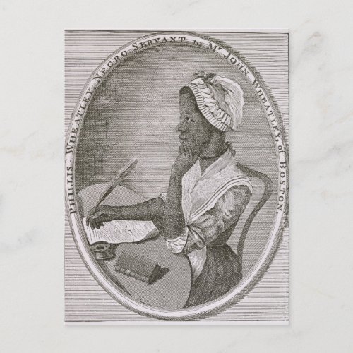 Portrait of Phillis Wheatley Postcard