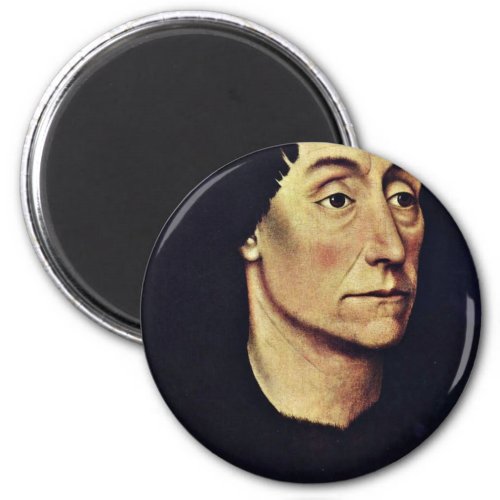 Portrait Of Pierre De Beffremont By Weyden Rogier Magnet