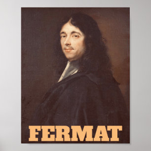 Portrait of Pierre de Fermat Poster