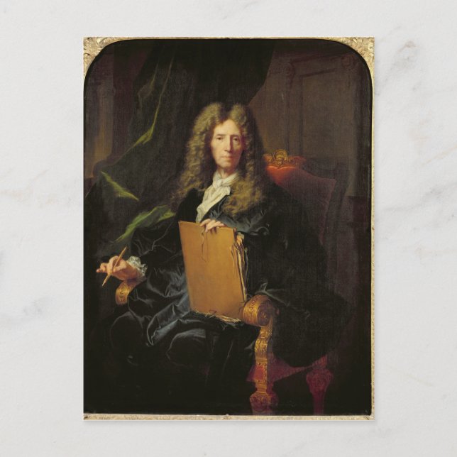 Portrait of Pierre Mignard  c.1690 Postcard (Front)