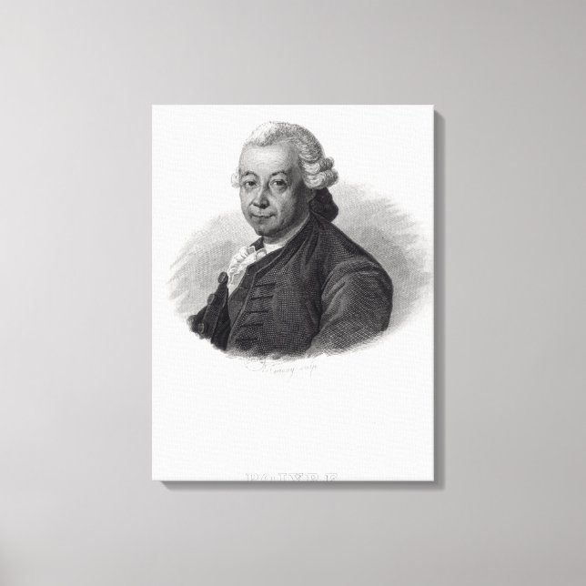 Portrait of Pierre Poivre Canvas Print (Front)