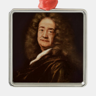 Portrait of Pierre Puget Metal Ornament