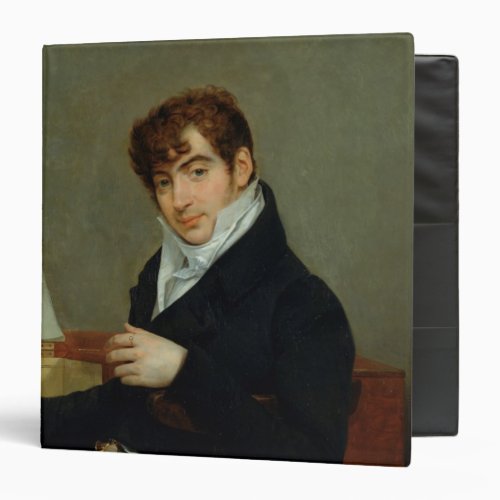 Portrait of Pierre Zimmermann  1808 3 Ring Binder