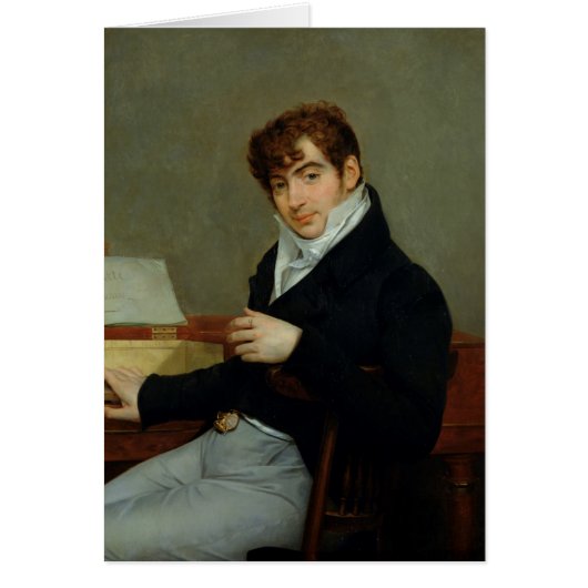 Portrait of Pierre Zimmermann 1808 Cards (Front)