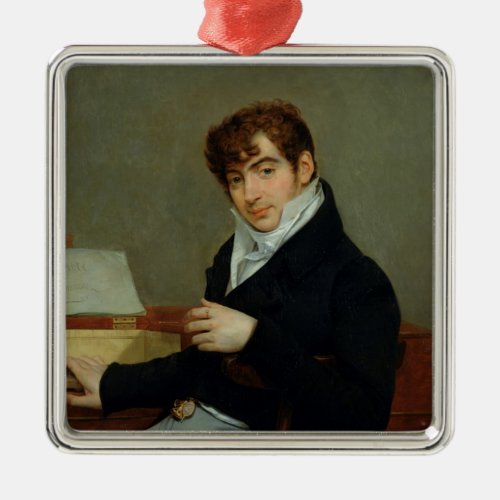 Portrait of Pierre Zimmermann  1808 Metal Ornament