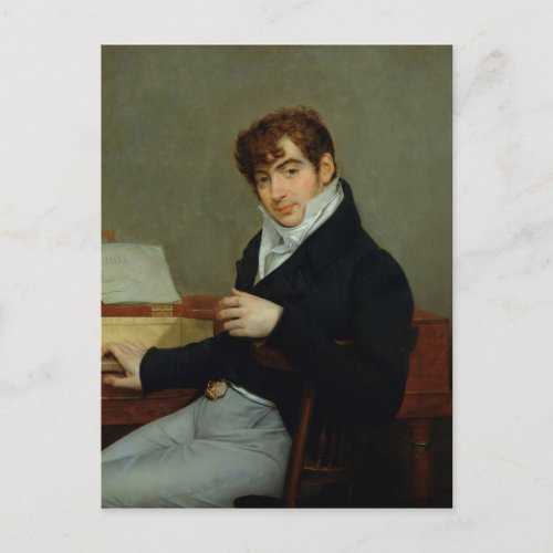 Portrait of Pierre Zimmermann  1808 Postcard