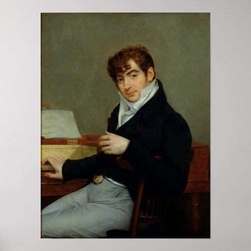 Portrait of Pierre Zimmermann  1808 Poster