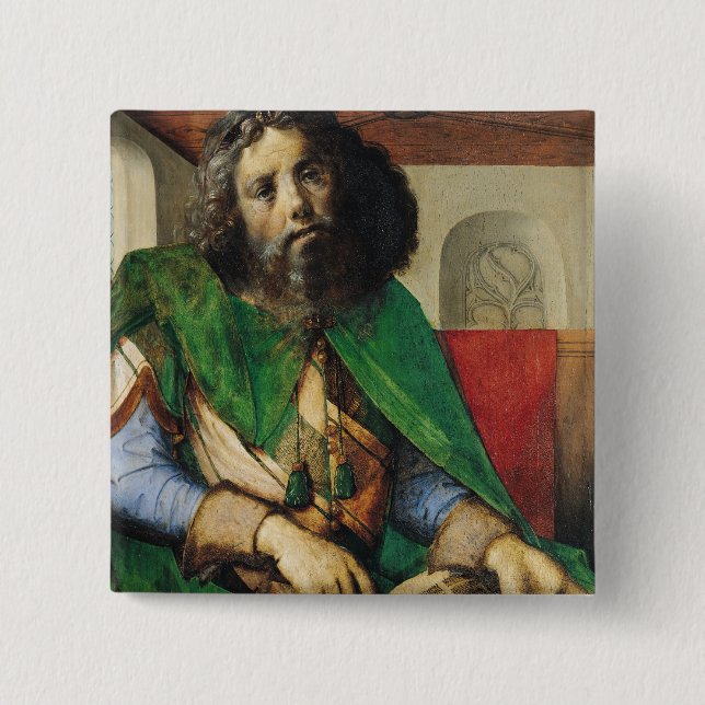 Portrait of Plato  c.1475 Button (Front)