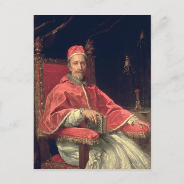 Portrait of Pope Clement IX Postcard (Front)