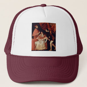 Portrait Of Pope Paul Iii, Cardinal Alessandro Far Trucker Hat