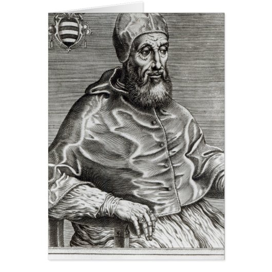 Portrait of Pope Pius IV, 1555 Cards (Front)