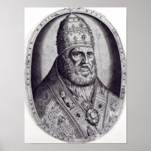 Portrait of Pope Pius IV, 1559 Poster