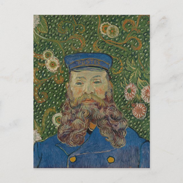 Portrait of Postman Joseph Roulin by Van Gogh Postcard (Front)