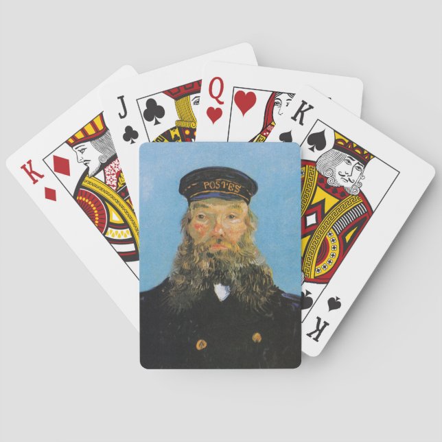 Portrait of Postman Roulin | Vincent van Gogh Poker Cards (Back)