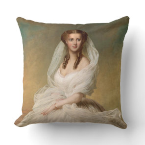 Portrait Of Princess Alexandra Throw Pillow