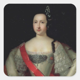 Portrait of Princess Anna Square Sticker