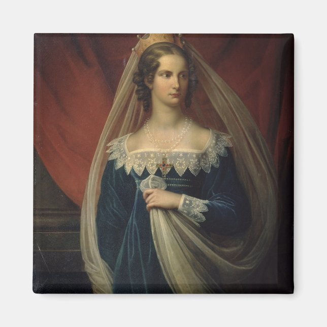 Portrait of Princess Charlotte von Preussen Magnet (Front)