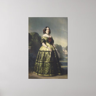Portrait of Princess Mathilde Bonaparte - 1852 by  Canvas Print