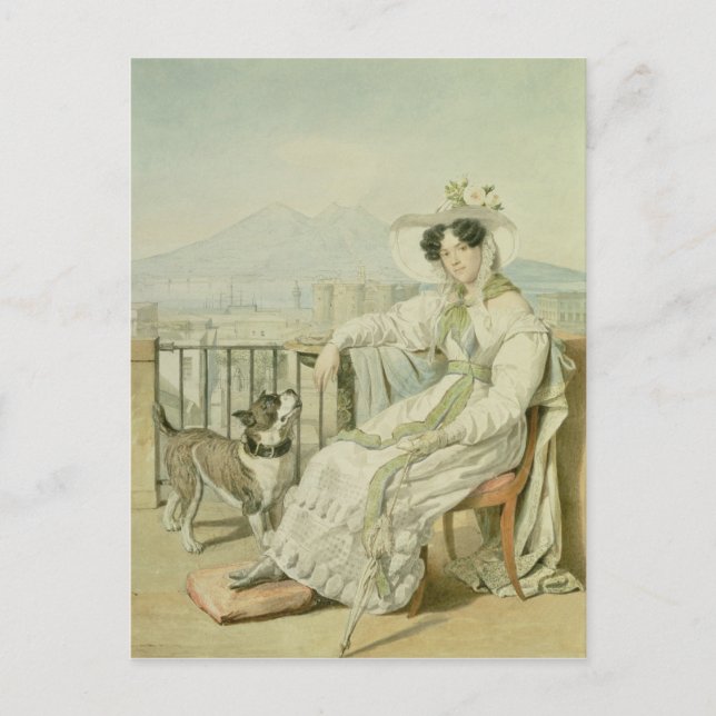 Portrait of Princess Natalia Golitsin, 1822-26 Postcard (Front)